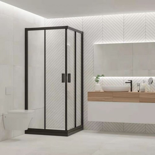 Nera America Black Transparent 80x80x185