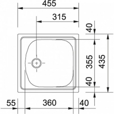 Easy Inox 45.5x43.5